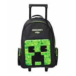 Smiggle - Minecraft Classic 18 Inch Trolley Backpack